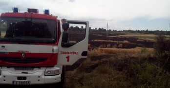 Пожарната с предупреждение към стопаните: Не палете стърнища!