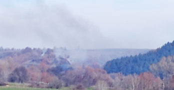 Пожар лумна преди малко край Свиленград /видео/
