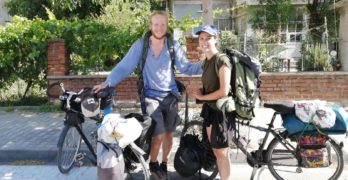 Забелязано в Свиленград: На път за Южна Корея с колела
