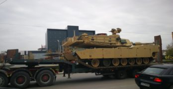 Забелязано в Свиленград: Турски танкове /видео, снимки/