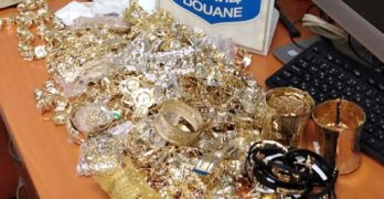 Контрабандни златни и сребърни накити за над 330 000 лева откриха митническите служители на МП „Капитан Андреево”