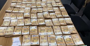 На границата откриха недекларирани парични средства в размер на 1 000 285 евро
