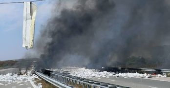 АМ „Марица“ е затворена заради самозапалил се турски ТИР