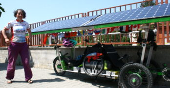 Канадци пристигнаха в Свиленград със…слънчево колело