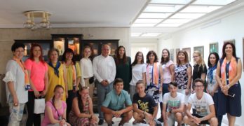Кметът Георги Манолов се срещна с младежи от различни европейски държави