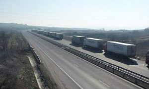 Километрични опашки от камиони на магистралата стигнаха до Свиленград