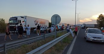 Изненада: Блокада на АМ „Марица“ преди ГКПП „Капитан Андреево“, ден по-рано