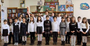Рецитал, в памет на Васил Левски, изпълнен от ученици от НУ „Захари Стоянов“, град Любимец