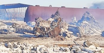 Сериозни материални щети  за община Любимец от днешния пожар, който продължава да бушува /видео/