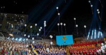 450 деца от страната, сред които и свиленградчанчета, отправиха своето послание за мир от Античния театър в Пловдив