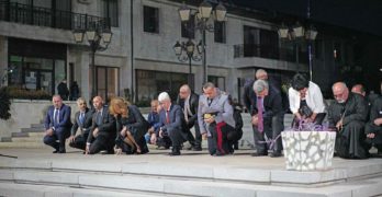 Тържествена заря-проверка в Свиленград за 110-та годишнина от освобождението на града и началото на Балканската война /видеа/