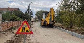 Започна рехабилитация на улици в село Капитан Андреево