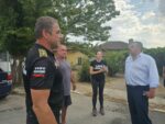 Заместник-министърът на вътрешните работи Тони Тодоров посети района на село Срем