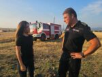 Автомагистрала „Марица“ е затворена между Харманли и Любимец, пожарът е овладян
