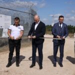 Участък от сензорната система за видеонаблюдение по българо-турската граница бе открит днес