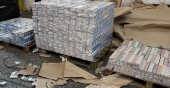 Митнически и гранични служители задържаха над 6 150 000 къса контрабандни цигари на ГКПП „Капитан Андреево“