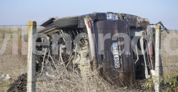 Тежка катастрофа на АМ „Марица“, в посока Свиленград, шофьорът е с опасност за живота