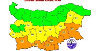 Оранжев код за валежи в област Хасково