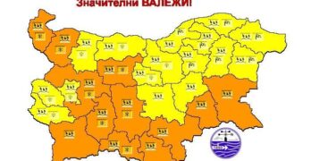Оранжев код за валежи е обявен за общините Свиленград, Ивайловград, Тополовград, Любимец и Маджарово