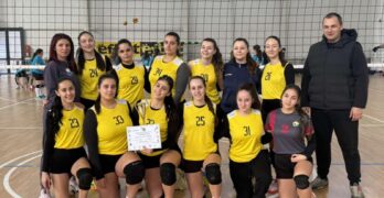 Волейболистките на ПГССИ „Христо Ботев“ – Свиленград са областни първенци на Ученическите игри
