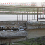  В Свиленград извършиха оглед на моста с пропаднал тротоарен блок, чакат се експертни становища и предписания