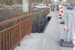 Внимание! Откърти се част от моста за гробищата в Свиленград /снимки/