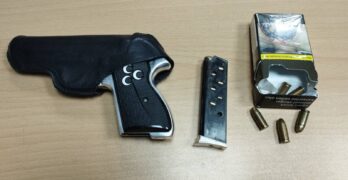 Контрабандни пистолет, патрони и цигари откриха митническите служители на МП „Капитан Андреево“ /видео/