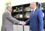 Кметът арх. Анастас Карчев се срещна с вицепрезидента на Лайънс Интернешънъл д-р Манож Шах и международния директор Нилс Шнекер