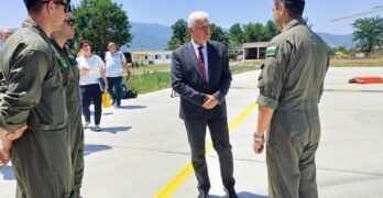 Министър Димитър Стоянов: „Спартан“ за първи път е в готовност да се включи в гасенето на пожари от въздуха