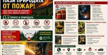 С повишено внимание в пожароопасния сезон
