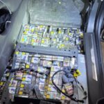 Близо 40 000 къса контрабандни цигари в лек автомобил откриха митническите служители на МП Капитан Андреево