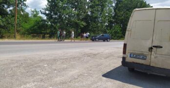 Забелязано в Свиленград: Катастрофа срещу щанда за риба на пътя за Гарата