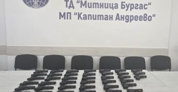 Рекорд на „Капитан Андреево“: Откриха 45 контрабандни пистолета в камион със смокини