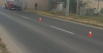 Забелязано до Свиленград: Почти черен петък на км 85 на АМ „Марица“ – две катастрофи, два пожара и преследване на бежанци/видео/