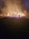 Пожар горя снощи в село Пашово, община Свиленград. 11 000 бали са на пепел