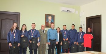 Кметът на Свиленград арх. Анастас Карчев посрещна шампионите от турнира „Тракийски победител“